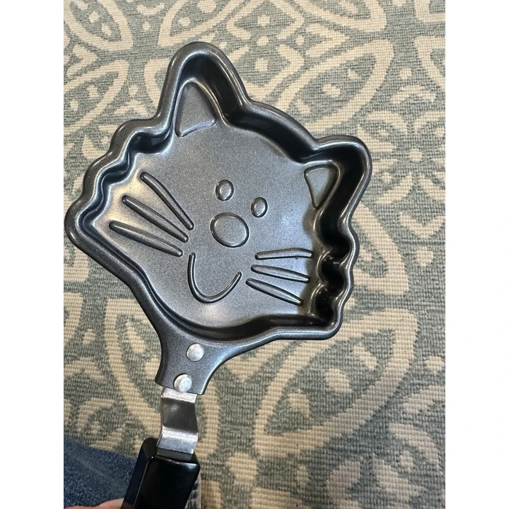 Cat Face Mini Pancake Frying Pan Non-Stick‎ Skillet Cartoon Breakfast Cookware